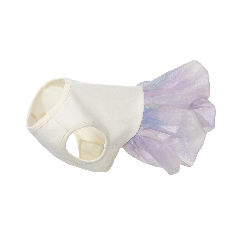Monet Tulle Pet Bubble Dress: Cat Dog Spring Summer Top - Etsy
